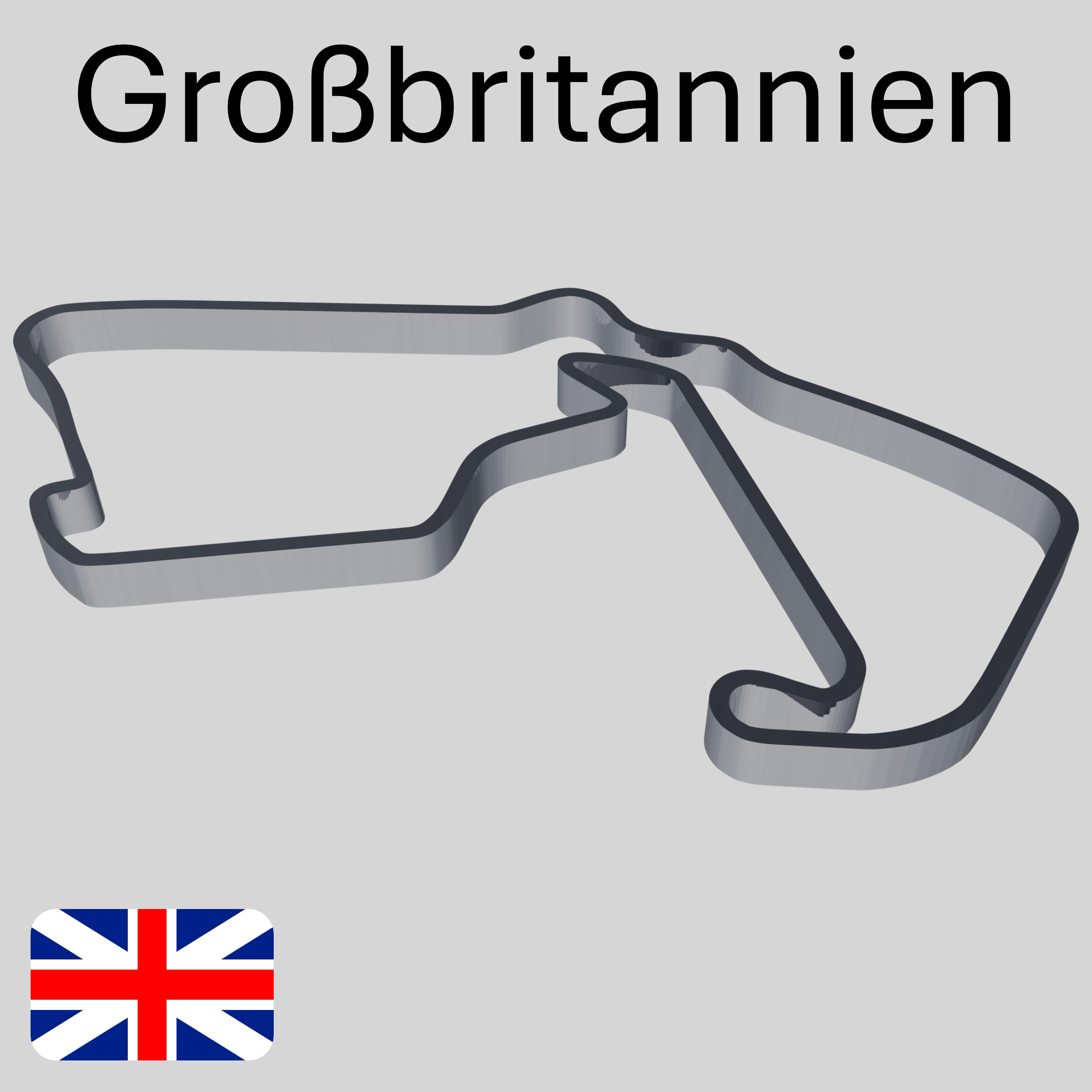 Großbritannien – Streckenkarte